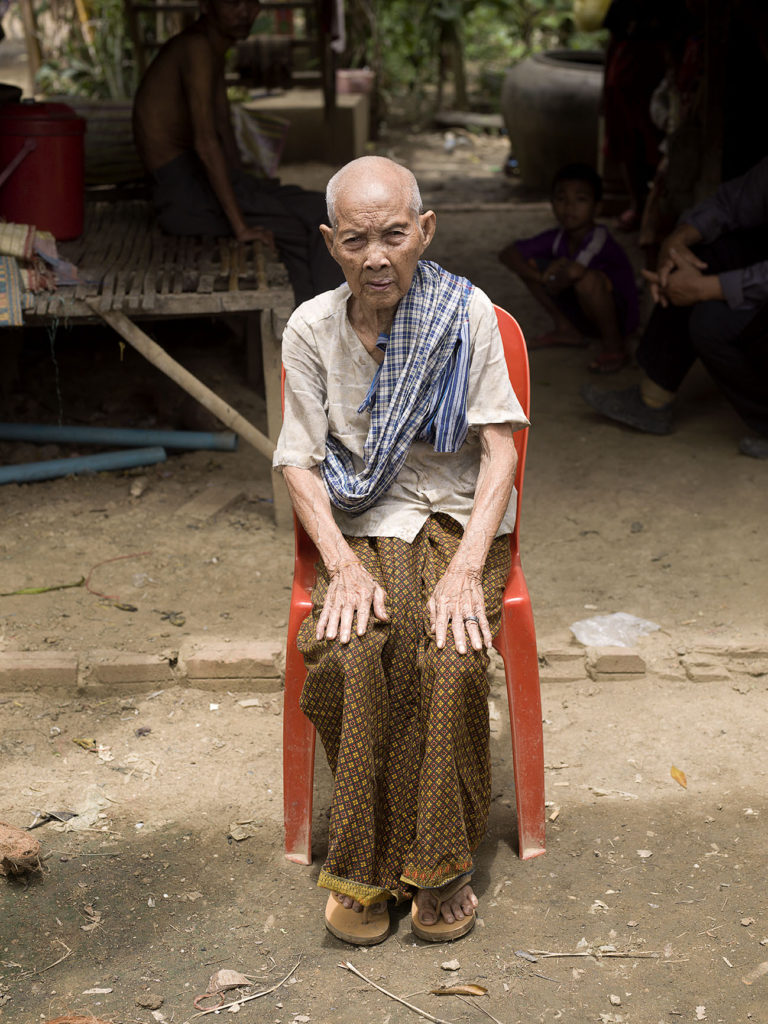 Buo Phan (91) portrait elderly poor